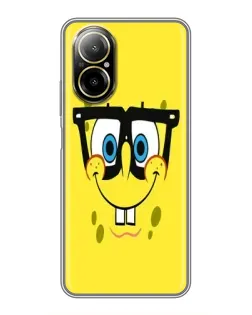 Чехол для Realme C67 с картинкой «Минималистичный Спанч Боб» Чехол для Realme C67 с картинкой «Минималистичный Спанч Боб»