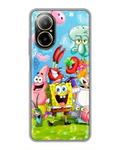 Чехол для Realme C67 с картинкой «Губка Боб и друзья» Чехол для Realme C67 с картинкой «Губка Боб и друзья»