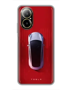 Чохол для Realme C67 з картинкою «Tesla Top View» Чохол для Realme C67 з картинкою «Tesla Top View»