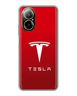 Чохол для Realme C67 з картинкою «Tesla Red Classic» Чохол для Realme C67 з картинкою «Tesla Red Classic»