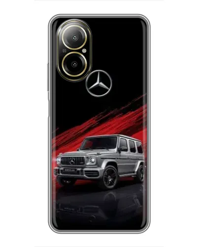 Чехол для Realme C67 с картинкой «Mercedes G-Class красный»