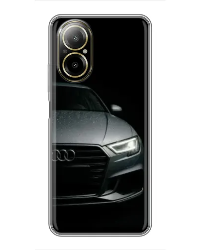 Чехол для Realme C67 с картинкой «Audi — детализация кузова»