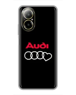 Чохол для Realme C67 з картинкою «Логотип Audi Heart» Чохол для Realme C67 з картинкою «Логотип Audi Heart»
