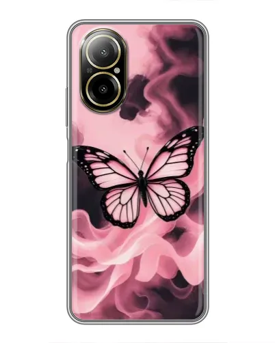 Чехол для Realme C67 с картинкой «Бабочка в дыму» Чехол для Realme C67 с картинкой «Бабочка в дыму»