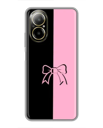 Чехол для Realme C67 с картинкой «Половинки банта» Чехол для Realme C67 с картинкой «Половинки банта»