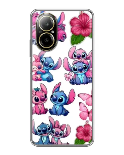 Чохол для Realme C67 з картинкою «Стікери Stitch та Angel» Чохол для Realme C67 з картинкою «Стікери Stitch та Angel»