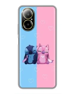 Чохол для Realme C67 з картинкою «Stitch та Angel Love» Чохол для Realme C67 з картинкою «Stitch та Angel Love»