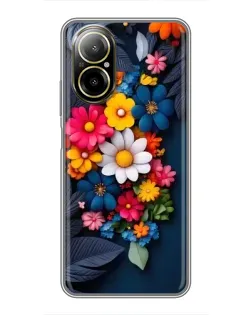 Чохол для Realme C67 з картинкою «Квіткова феєрія»