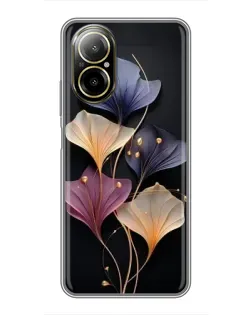 Чохол для Realme C67 з картинкою «Лілові квіти грації»