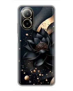 Чохол для Realme C67 з картинкою «Чорний лотос»