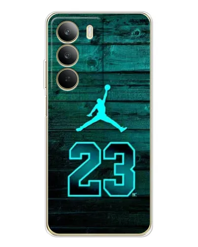 Чехол для Realme C71 с картинкой «Jordan Cyan 23»