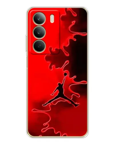 Чехол для Realme C71 с картинкой «Jordan Red Smoke»