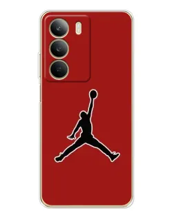 Чехол для Realme C71 с картинкой «Jordan Red Back»