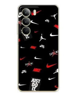 Чехол для Realme C71 с картинкой «Nike Mix Pattern»