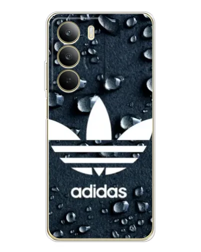 Чехол для Realme C71 с картинкой «Adidas Trefoil Blue»