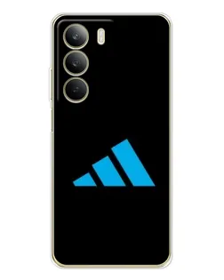 Чехол для Realme C71 с картинкой «Adidas Cyan Logo»