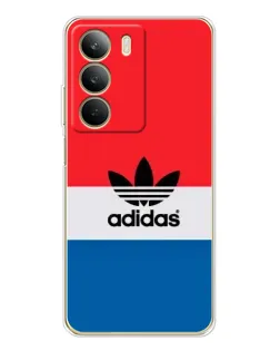 Чехол для Realme C71 с картинкой «Ретро блоки Adidas»