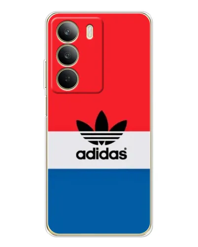 Чехол для Realme C71 с картинкой «Ретро блоки Adidas»