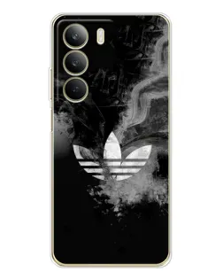 Чехол для Realme C71 с картинкой «Абстрактный дым Adidas»