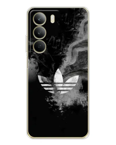 Чехол для Realme C71 с картинкой «Абстрактный дым Adidas»