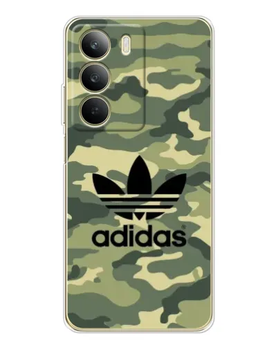 Чехол для Realme C71 с картинкой «Милитари стиль Adidas»