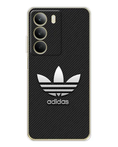 Чехол для Realme C71 с картинкой «Adidas Карбоновая текстура»