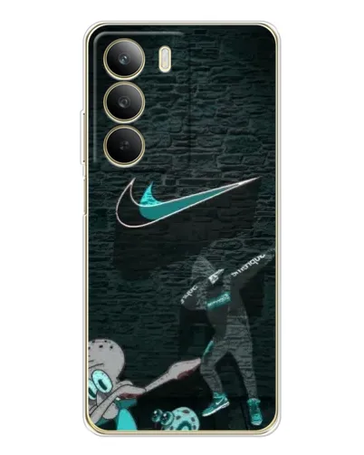 Чехол для Realme C71 с картинкой «Спортивный арт Nike»
