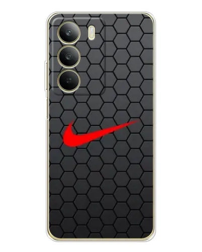 Чехол для Realme C71 с картинкой «Nike — карбоновая сетка»