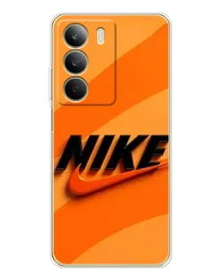 Чехол для Realme C71 с картинкой «Оранжевый драйв Nike» Чехол для Realme C71 с картинкой «Оранжевый драйв Nike»