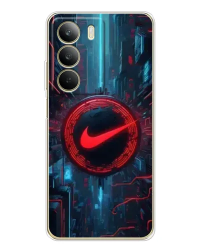 Чехол для Realme C71 с картинкой «Техногенный стиль Nike»