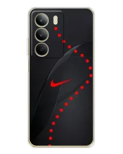 Чехол для Realme C71 с картинкой «Абстрактный дизайн Nike»
