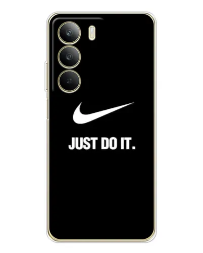 Чехол для Realme C71 с картинкой «Классический принт Nike»