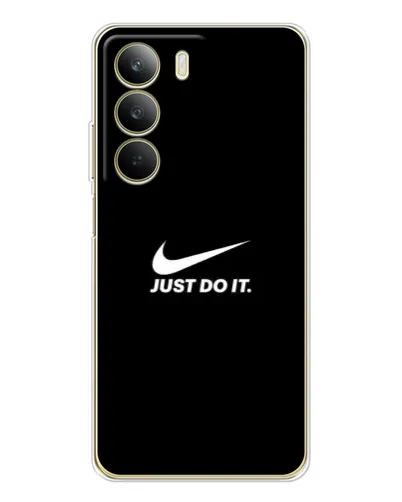 Чехол для Realme C71 с картинкой «Минимализм от Nike»