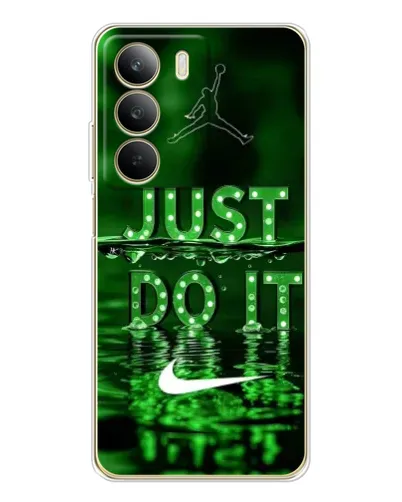 Чехол для Realme C71 с картинкой «Зеленый неоновый Nike»
