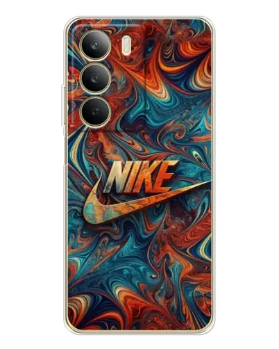 Чехол для Realme C71 с картинкой «Nike в абстракции»