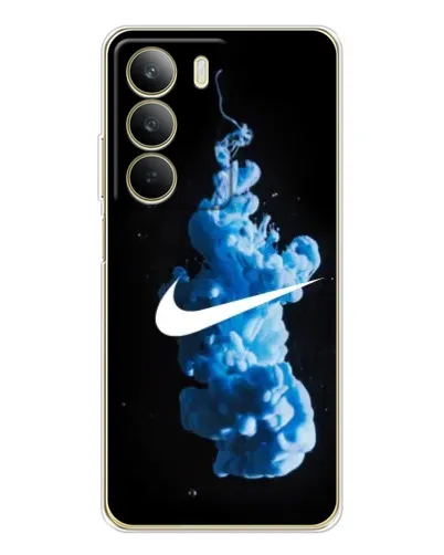 Чехол для Realme C71 с картинкой «Nike и синий дым»