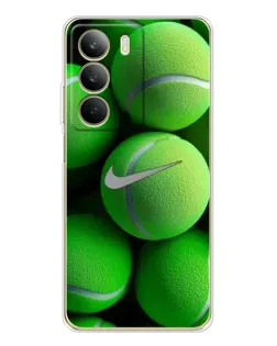 Чехол для Realme C71 с картинкой «Теннисные мячи Найк»