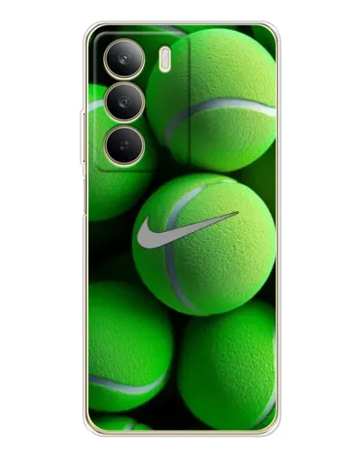 Чехол для Realme C71 с картинкой «Теннисные мячи Найк»