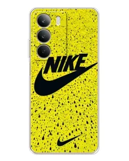 Чехол для Realme C71 с картинкой «Желтый текстурный Nike»
