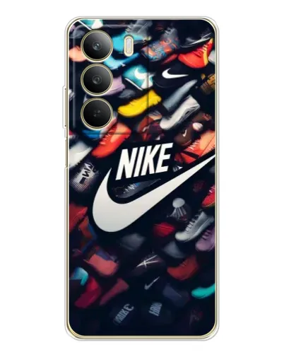 Чехол для Realme C71 с картинкой «Коллекция кроссовок Nike»
