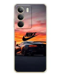 Чехол для Realme C71 с картинкой «Nike и суперкар»
