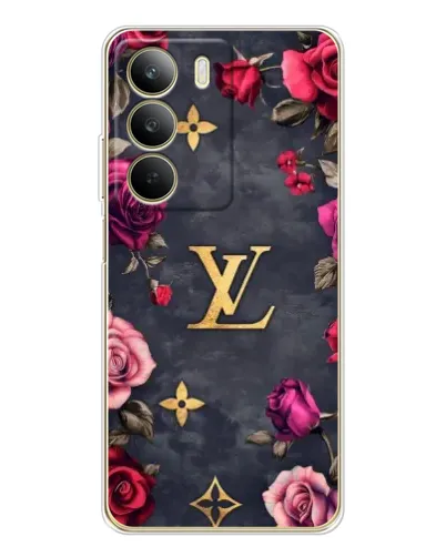 Чехол для Realme C71 с картинкой «Цветочный Louis Vuitton»
