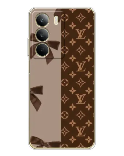 Чехол для Realme C71 с картинкой «Louis Vuitton — банты»