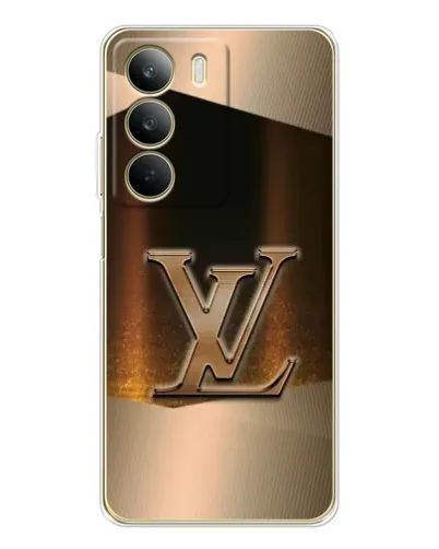 Чехол для Realme C71 с картинкой «LV — золотое сияние»