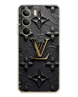 Чехол для Realme C71 с картинкой «Кожаная текстура LV»