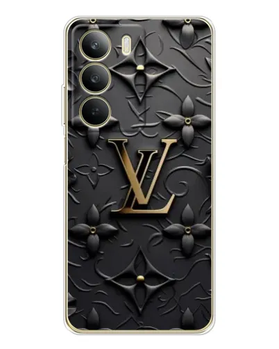 Чехол для Realme C71 с картинкой «Кожаная текстура LV»