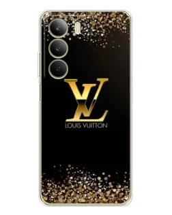 Чехол для Realme C71 с картинкой «LV — золотые искры»