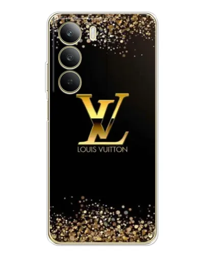 Чехол для Realme C71 с картинкой «LV — золотые искры»