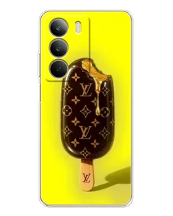 Чехол для Realme C71 с картинкой «Мороженое от LV»