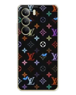 Чехол для Realme C71 с картинкой «Цветная монограмма LV»